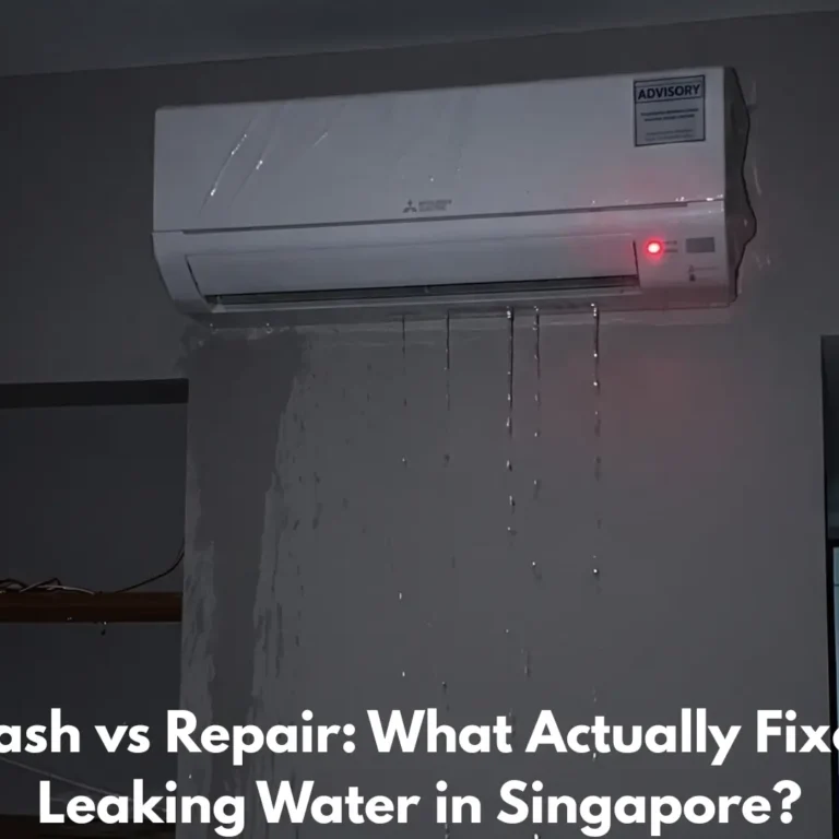 Hydro Service vs Repair: What Actually Fixes an Aircon Leaking Water in Singapore?